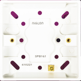 SPB161 NIGLON Artic Edge 1G16mm Pattress Box